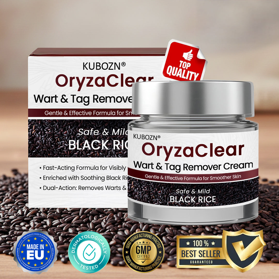 🇭⭐ KUBOZN® OryzaClear – Black Rice Power Cream for Skin Tags & Bumps · Gentle Plant-Based Softening Formula