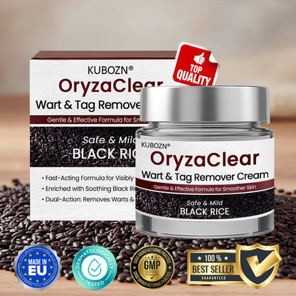🇭⭐ KUBOZN® OryzaClear – Black Rice Power Cream for Skin Tags & Bumps · Gentle Plant-Based Softening Formula