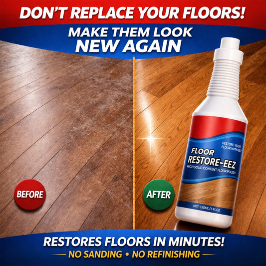 KUBOZN® Floor Restorer – Fast-drying, non-toxic shine. ✨