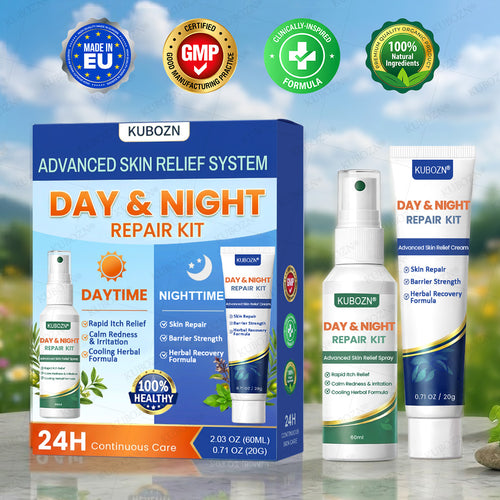 🇭✨KUBOZN® Psoriasis Day & Night Repair System - 100% Steroid-Free Relief Duo for Plaques, Scaling & Itch