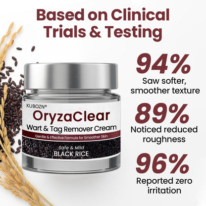 🇭⭐ KUBOZN® OryzaClear – Black Rice Power Cream for Skin Tags & Bumps · Gentle Plant-Based Softening Formula
