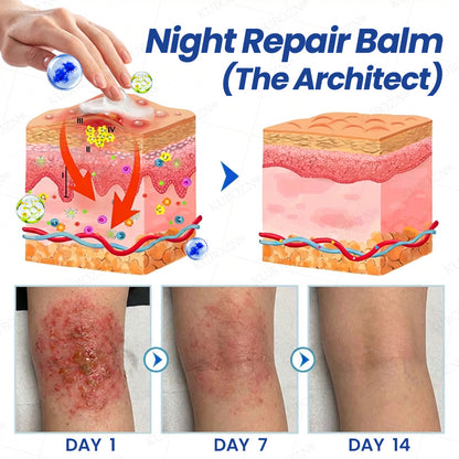 🇭✨KUBOZN® Eczema Day & Night Repair System - 100% Steroid-Free Relief Duo for Intense Itch, Redness & Broken Skin