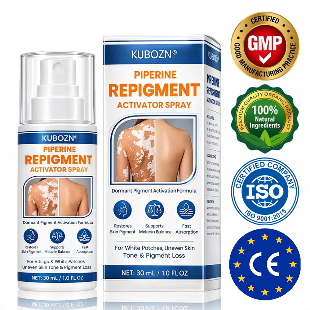 J⚡KUBOZN® Piperine Repigment Activator Spray to Reactivate Dormant Pigment Cells & Restore Natural Skin Color