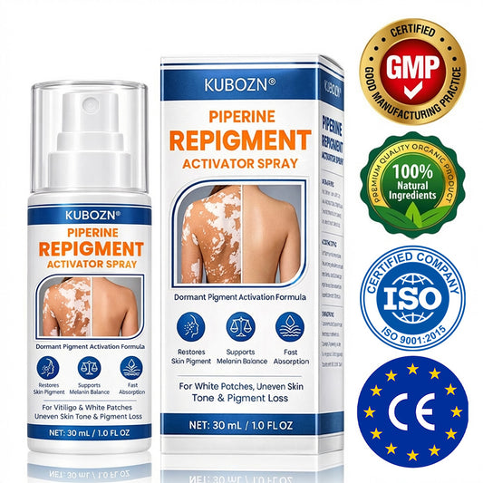 J⚡KUBOZN® Piperine Repigment Activator Spray to Reactivate Dormant Pigment Cells & Restore Natural Skin Color