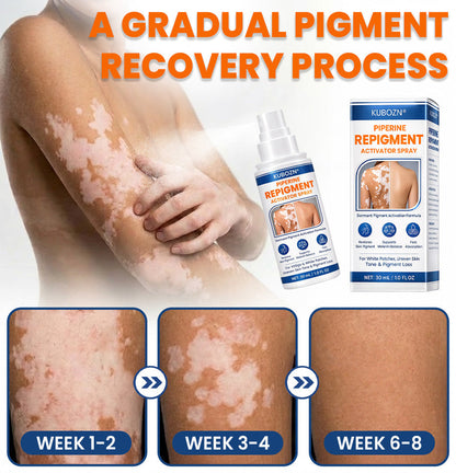 J⚡KUBOZN® Piperine Repigment Activator Spray to Reactivate Dormant Pigment Cells & Restore Natural Skin Color