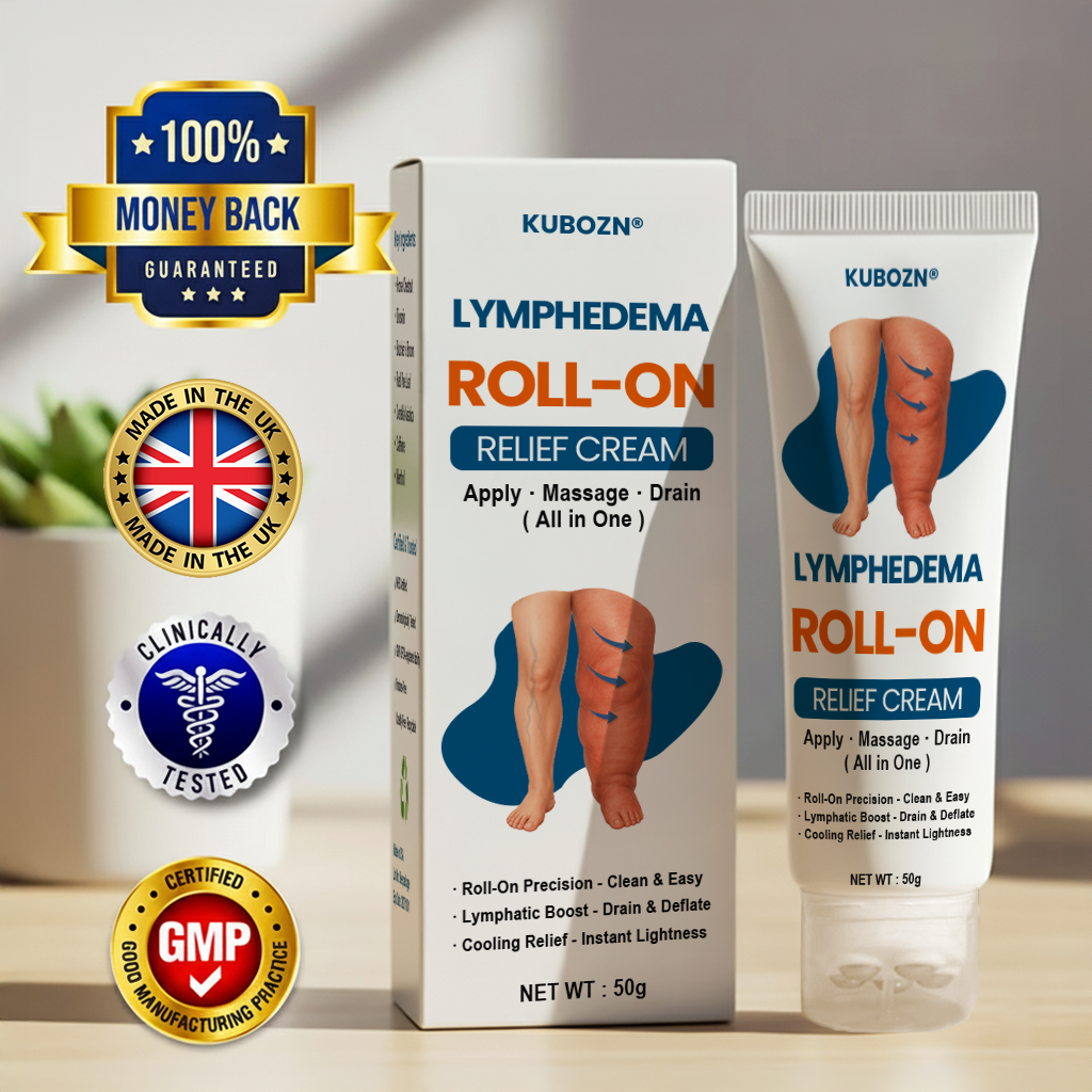 ✨KUBOZN® Roll-On Cream for Lymphatic Drainage & Swelling Relief