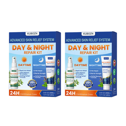 🇭✨KUBOZN® Psoriasis Day & Night Repair System - 100% Steroid-Free Relief Duo for Plaques, Scaling & Itch