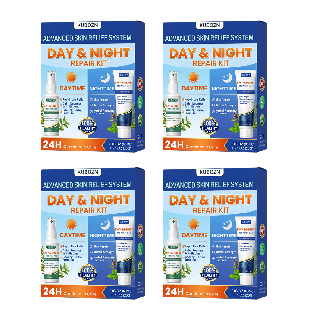 🇭✨KUBOZN® Psoriasis Day & Night Repair System - 100% Steroid-Free Relief Duo for Plaques, Scaling & Itch