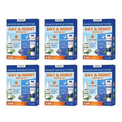 🇭✨KUBOZN® Eczema Day & Night Repair System - 100% Steroid-Free Relief Duo for Intense Itch, Redness & Broken Skin