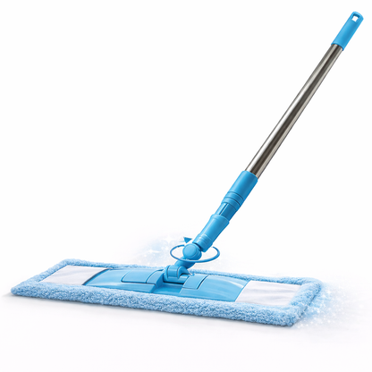 Healrize® Detachable Coral Fleece Flat Mop with Stainless Steel Handle