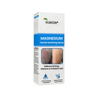 J✅ Official Store:KUBOZN® Magnesium Herbal Spray – Fast Relief for Psoriasis & Eczema | No-Rub, Steroid-Free