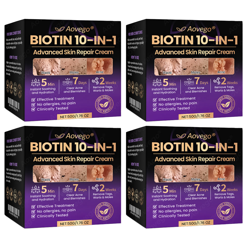 J🌻Aovego® Biotin 10-in-1 Skin Repair Cream - Advanced Formula for Clear Skin ✨