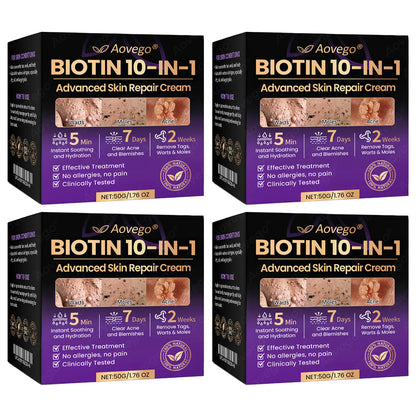 J🌻Aovego® Biotin 10-in-1 Skin Repair Cream - Advanced Formula for Clear Skin ✨