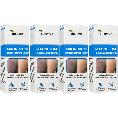 J✅ Official Store:KUBOZN® Magnesium Herbal Spray – Fast Relief for Psoriasis & Eczema | No-Rub, Steroid-Free