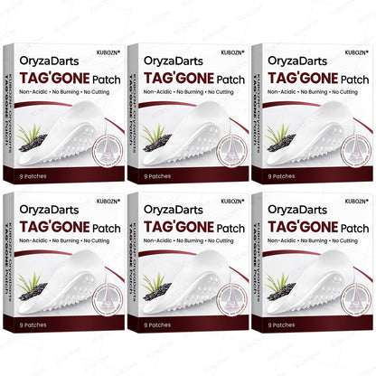 KUBOZN® OryzaDarts TAG’GONE Patch✨Pain-Free Root-Level Removal Powered by Black Rice MicroDarts. (offer)