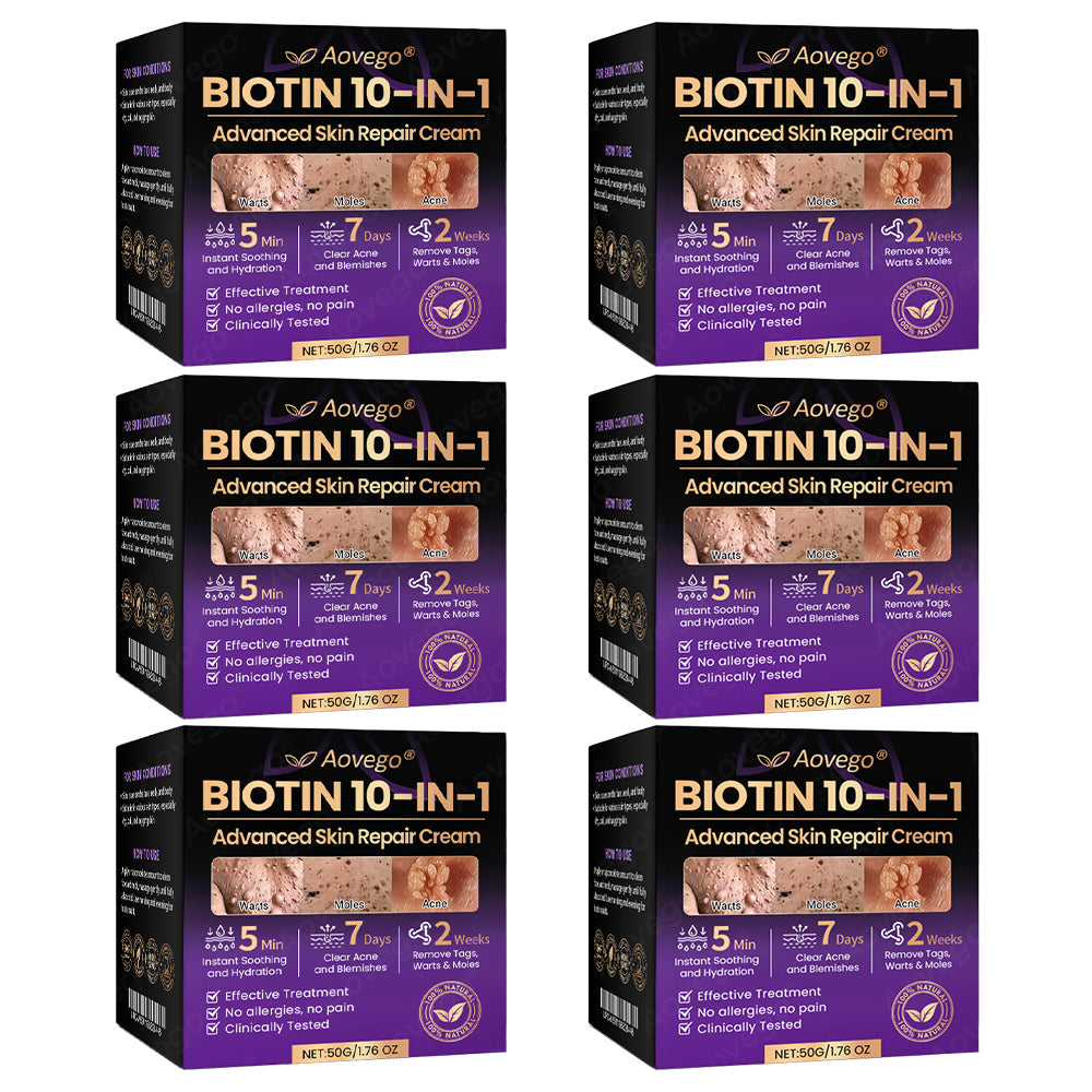 J🌻Aovego® Biotin 10-in-1 Skin Repair Cream - Advanced Formula for Clear Skin ✨