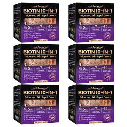 J🌻Aovego® Biotin 10-in-1 Skin Repair Cream - Advanced Formula for Clear Skin ✨