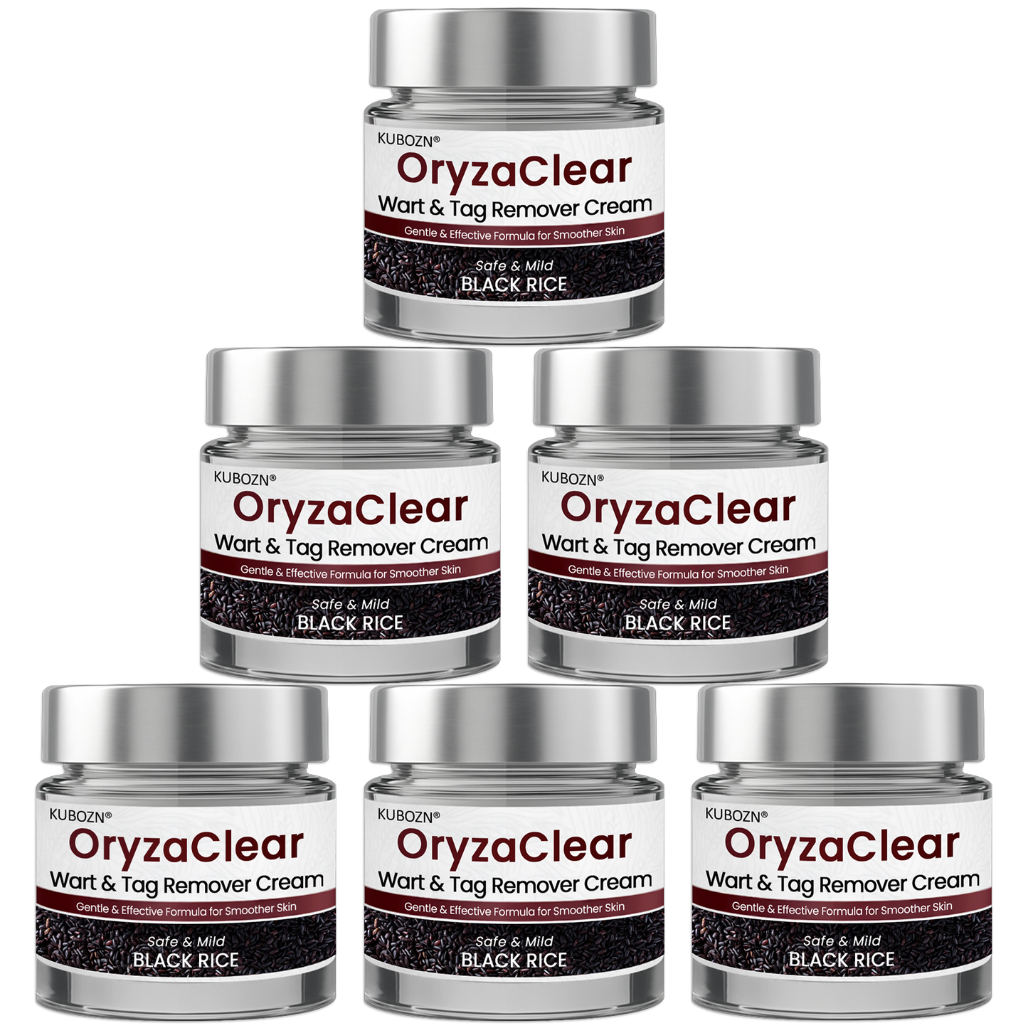 🇸⭐ KUBOZN® OryzaClear – Black Rice Power Cream for Skin Tags & Bumps · Gentle Plant-Based Softening Formula